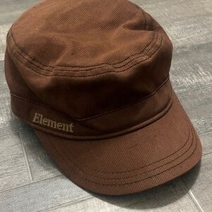 Element Beige Canvas Cap with Black Logo